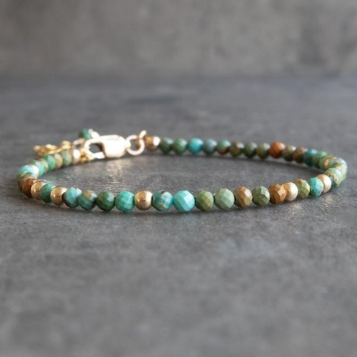 Bracelet perles rondes à - bracelet, 7"