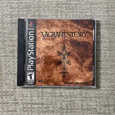 Vagrant Story PlayStation 1 Black Label PS1 RPG Game JRPG VG No Collectors CD