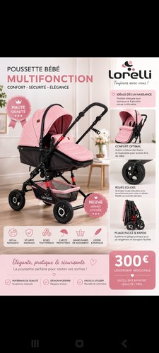 Poussette bébé 1 - poussette, en