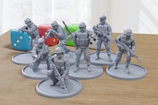 Un Peacekeeping Forces (FN Fal ) - 3D Imprimé Miniature Wargames Mini Figurines