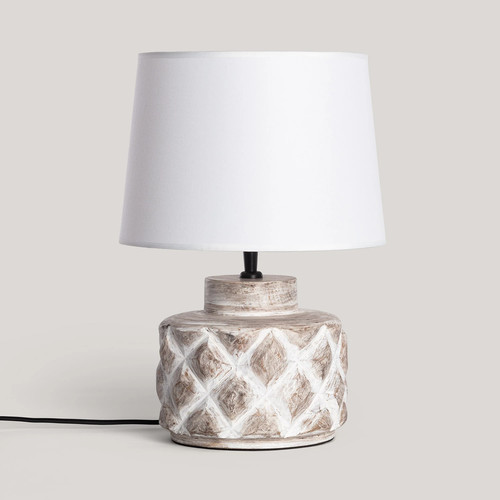 Lampe poser bois divya - poser,