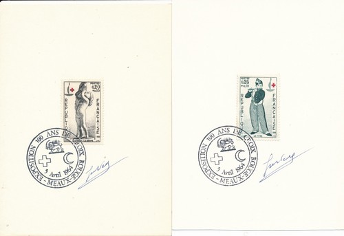 France croix rouge - rouge, 1963