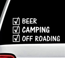 Funny Beer Camping Off Road