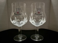 Tripel Karmeliet Belgian Beer Glass Set Ritzenhoff Crystal Fleur De Lis 0,3L