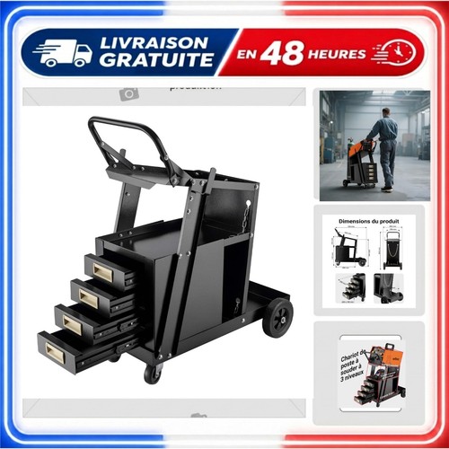 Wiltec chariot poste à - chariot,