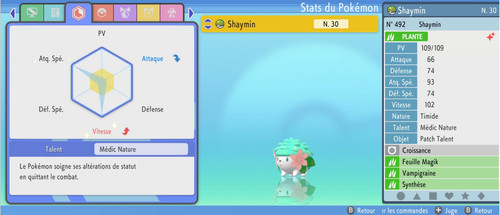Shaymin shiny 6iv pokémon - 6iv, fr