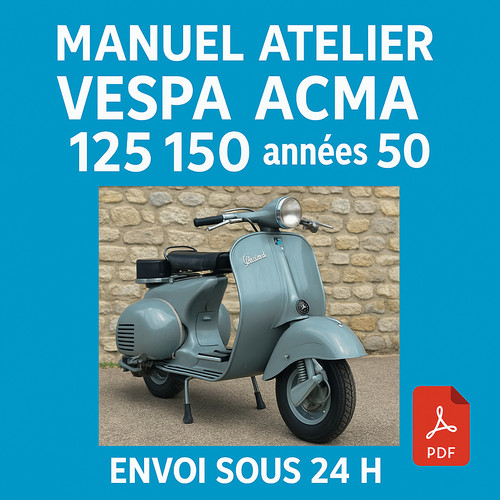 Manuel atelier vespa - atelier, 125