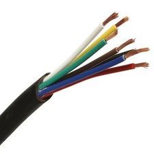 CABLE ELECTRIQUE AUTO SOUPLE 7 FILS DE 0,75 A 1,5 mm² - 7 x 1 mm² (50 M)