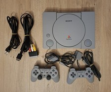 Console PlayStation PS1 + 2 manettes Officielles + cables Tbe