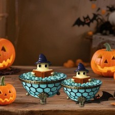 Lampe de bain à bulles fantôme, veilleuse fantôme pour baignoire, étagère