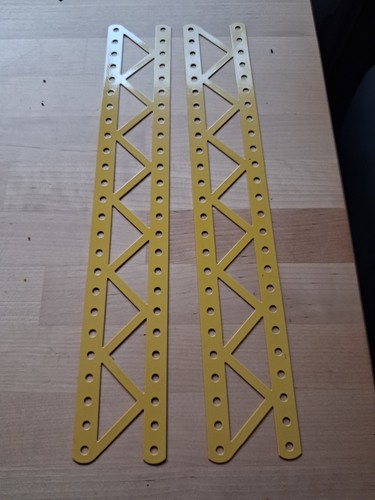 Pièces meccano jaune - meccano, grue