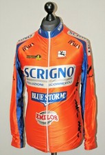 Vintage 1996 Scrigno - Blue Storm cycling team jacket Giordana Size M 3 48