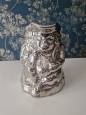 14 cm Cruche Toby Argenté en
