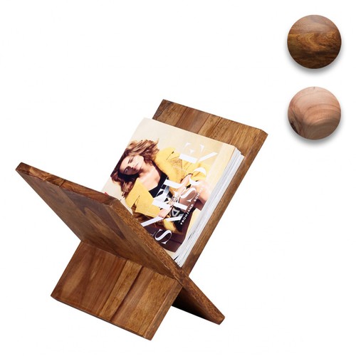 Finebuy porte revues bois - revues,
