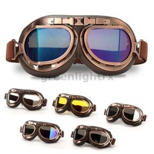 Motorcycle Goggles Eyewear Glass Retro Motocross Racing Off Road ATV Dirt Bike