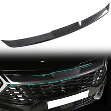Carbon Fiber Black Center Grille Grill Cover Trim For Kia Sportage 2023-2024