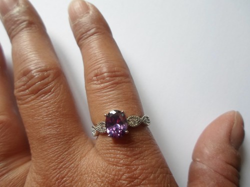 Bague argent massif - en,