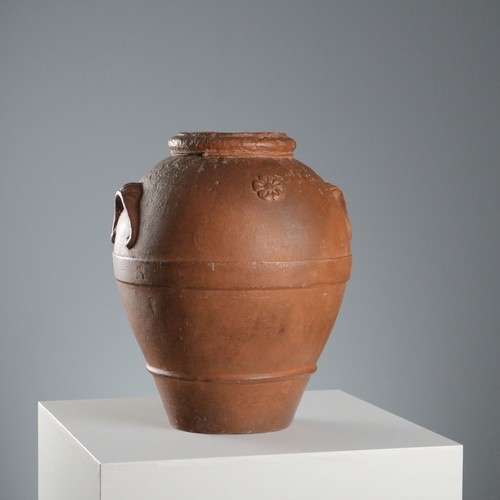 Pot huile ancien - huile, terre