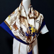 RARE VINTAGE HERMES Foulard en