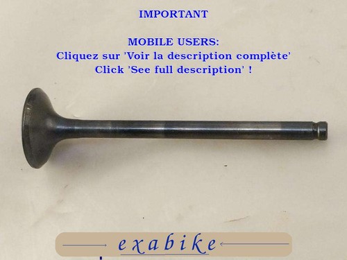 Soupape echappement pour - d'echappement,