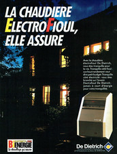 advertising 0922 1987 De Dietrich boiler electrofuel biener as
