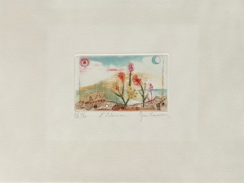 René carcan gravure etching - rené,