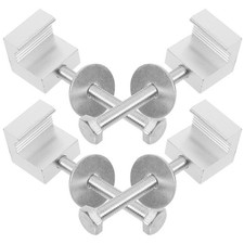  Crochet en J pour boîte à outils de camion, 4 pièces, Clip de montage robuste,