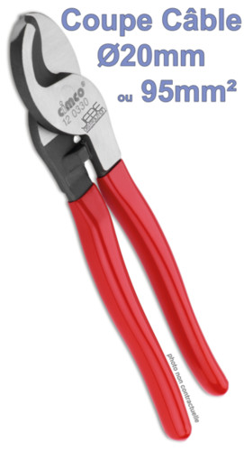 Pince coupe câble ø20mm - coupe-câble,