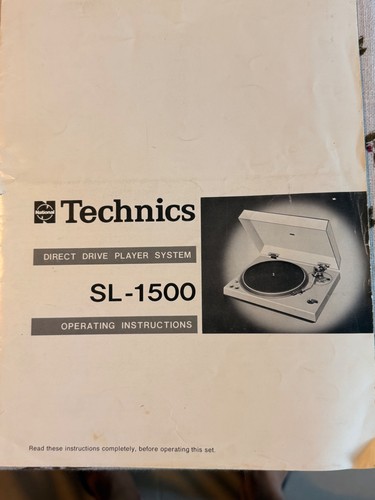 Brochure platine tourne disque - brochure,