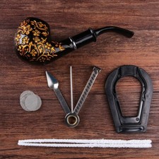 Coffret pipe à tabac en bois