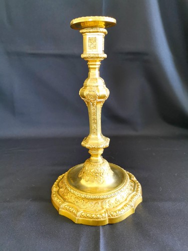 Candélabre bougeoir bronze - candélabre,