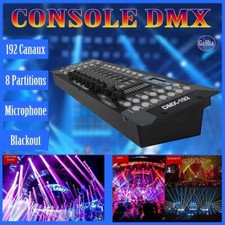 Console Contrôleur DMX Table de Mixage Eclairage Lumière de Scène 192 Canaux