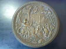 XIXème - PLAQUE BRONZE