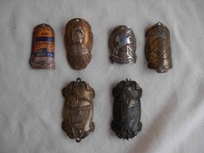 SERIE DE 6 ANCIENNES PLAQUES