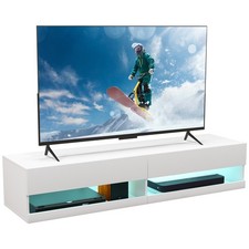 HOMCOM Meuble TV 150x40x30cm