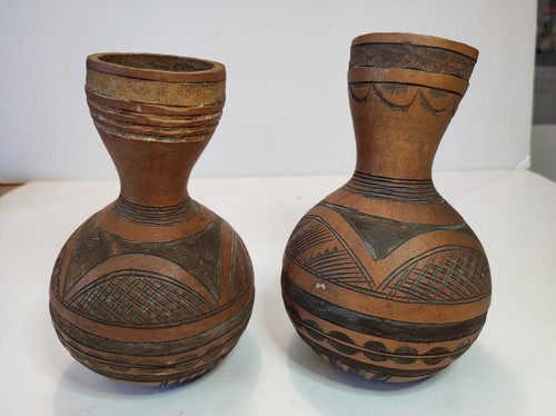 Calebasses africaine gravees - 2,