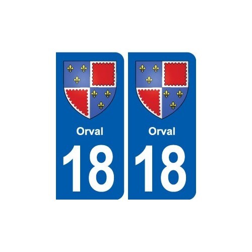 Orval blason autocollant - 18,