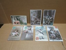 HAPPY BIRTHDAY Belle Epoque Kids Women Set of 7 Fantasy Cards