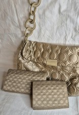 Sac à main en toile et cuir "