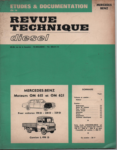Revue technique moteur om615 - revue,