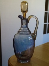 OLD BEAUTIFUL APERITIF CARAFE PORT IRIDESCENT IRISER ART DECO