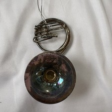 Metal Musical Instrument Christmas Ornament Tuba. Tuba, Music, Instrument, Metal