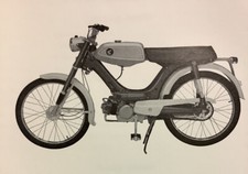 Rare Catalogue Pieces Moto 1968 Motorcycle Parts List HONDA PS 50