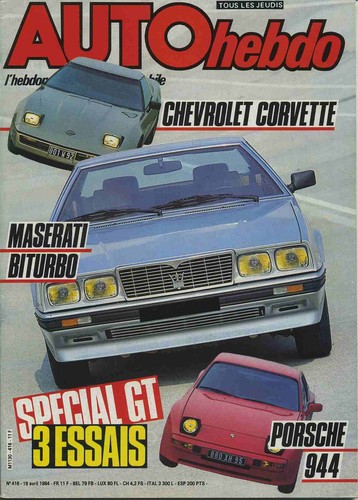 Auto hebdo 416 du - hebdo,
