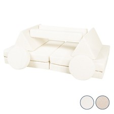 Canapé bouclé, sofa modulaire multifonctionnel, blocs en mousse pour les enfants