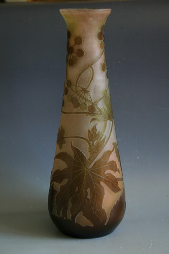 Ancien vase verre - vase, en