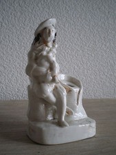PORCELAIN INKER PARIS PLAYER BAGPIPE BINIOU XIX° DECO ANTIQUE OFFICE 