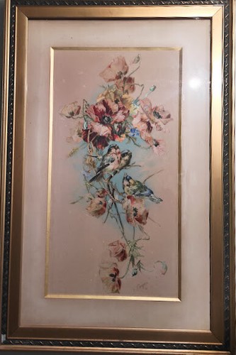 Tableau ancien aquarelle - tableau, du