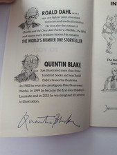 SIGNED BY QUENTIN BLAKE.  'ESIO TROT'  BY ROALD DAHL     (SOFTCOVER)