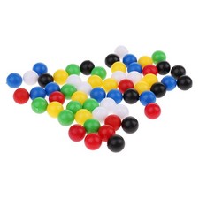 60 Pièces Boules Rondes De 1 Cm Pour Connecter Quatre Balles Dans Un Jeu